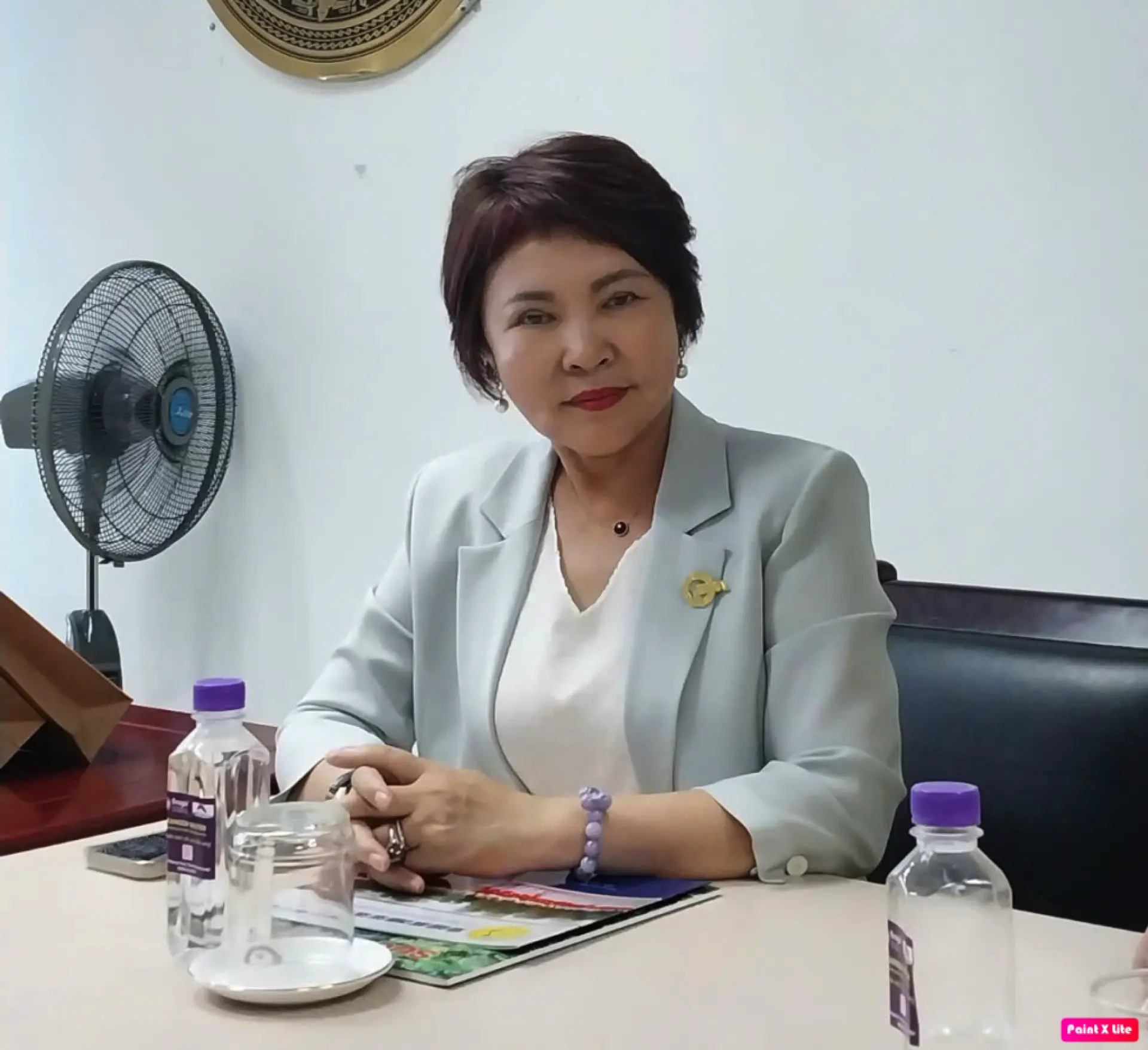 Bà Cao Anh - Chủ tịch Hiệp hội mỹ thuật Thâm Quyến