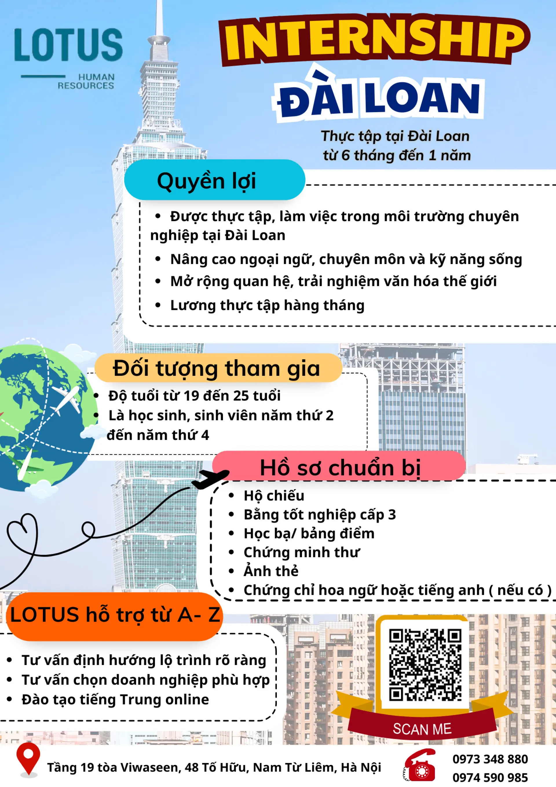 Internship Đài Loan