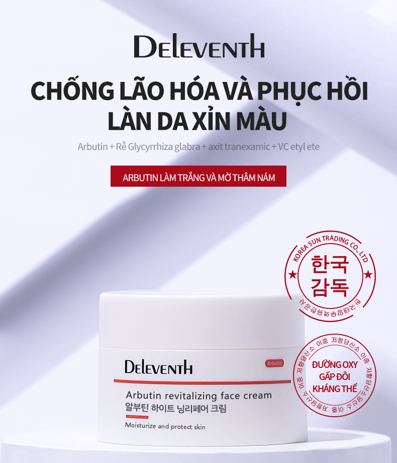 Arbutin REVITALIZING face cream
