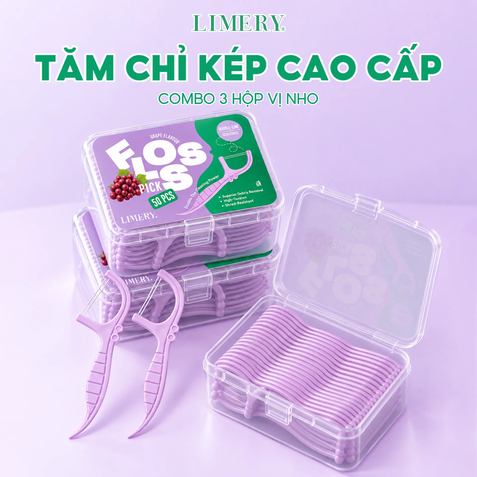 Combo 3 hộp nho