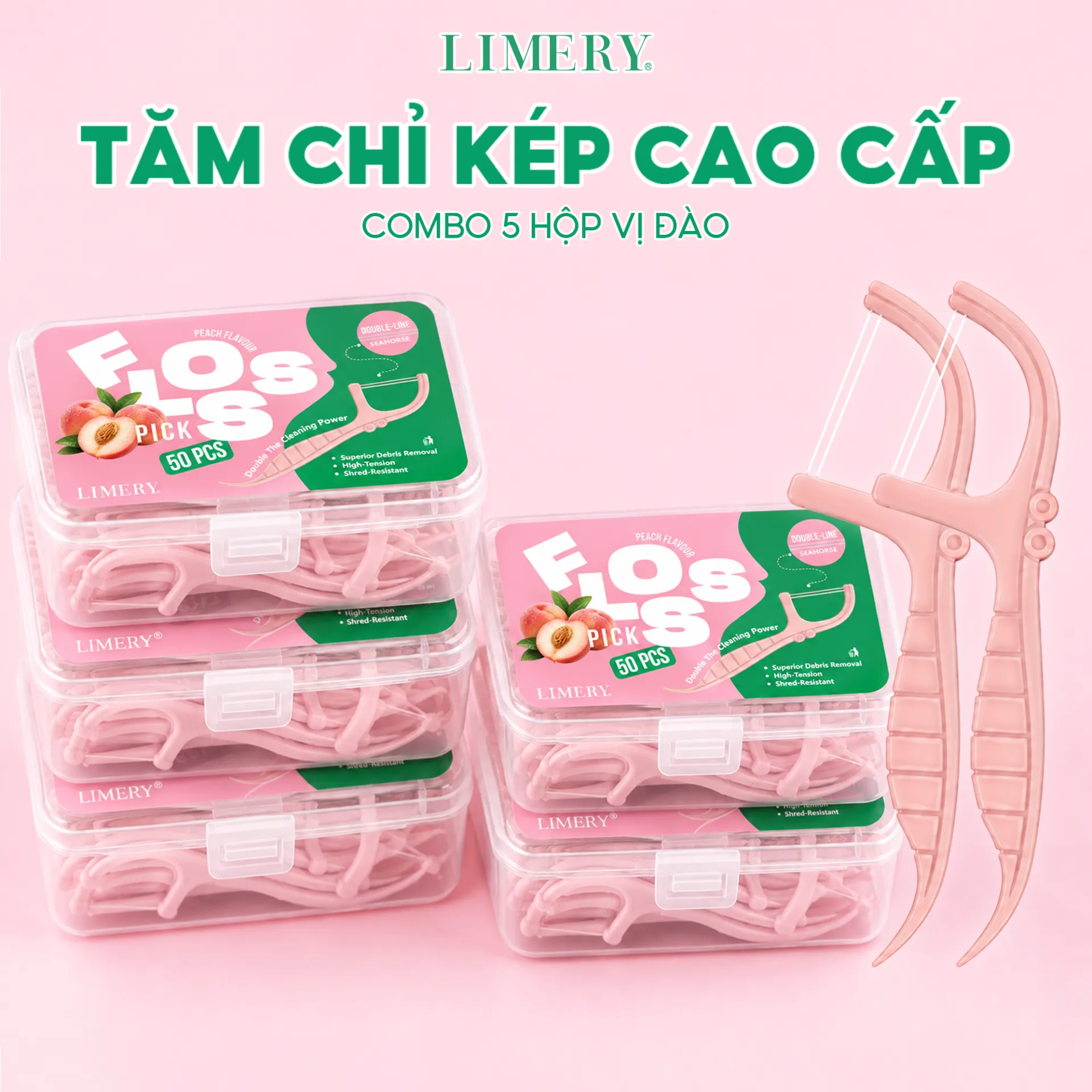Combo 5 hộp đào