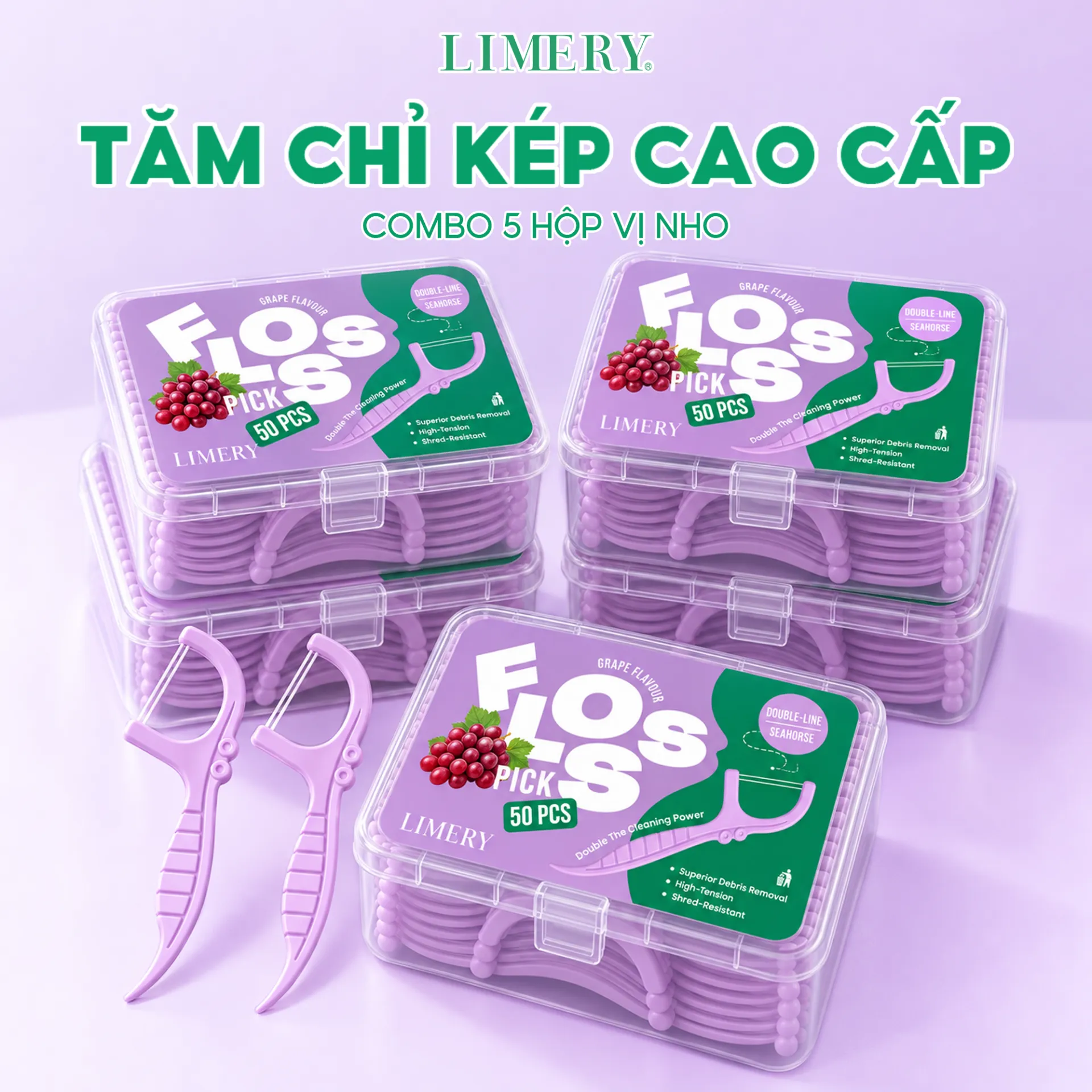 Combo 5 hộp nho