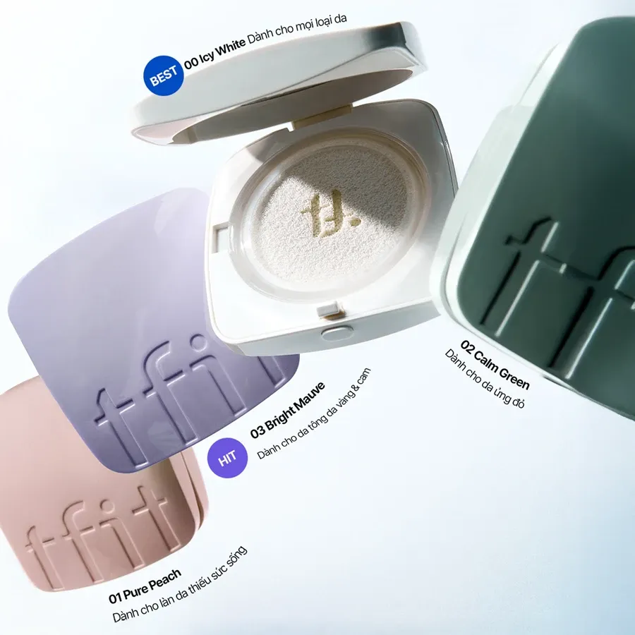 Phấn nước chống nắng nâng tông Base Fit Tone Up Sun Cushion