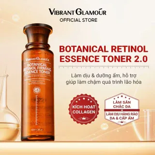 Nước cân bằng da VIBRANT GLAMOUR Retinol thực vật 2.0. Dịu nhẹ hỗ trợ thẩm thấu dưỡng chất 100ml