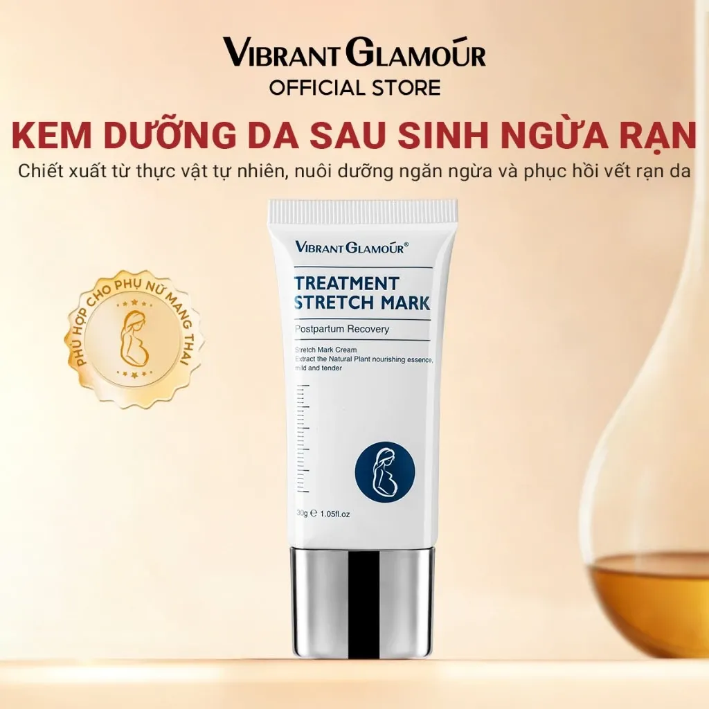 VIBRANT GLAMOUR - Kem dưỡng da sau sinh làm sáng da, săn chắc & mịn màng 30g
