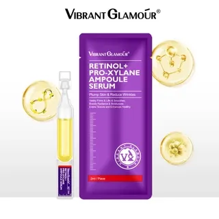 Serum Ampoule Retinol Pro-Xylane dạng 1 ống 2ml VIBRANT GLAMOUR. Làm săn chắc & giảm nếp nhăn & làm mịn da