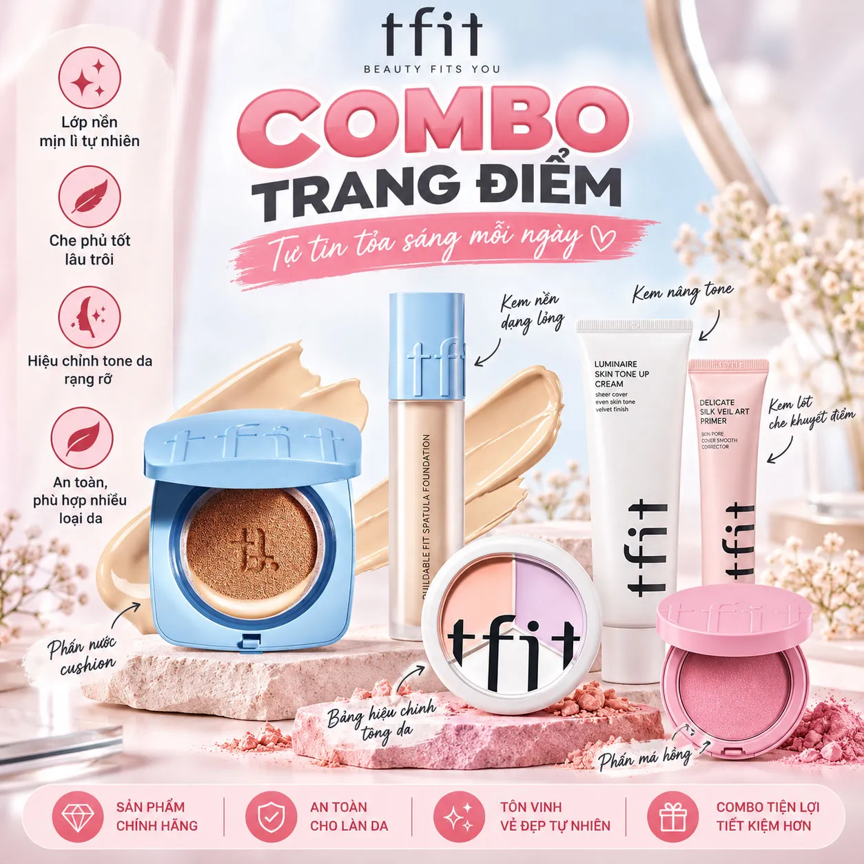 Combo trang điểm