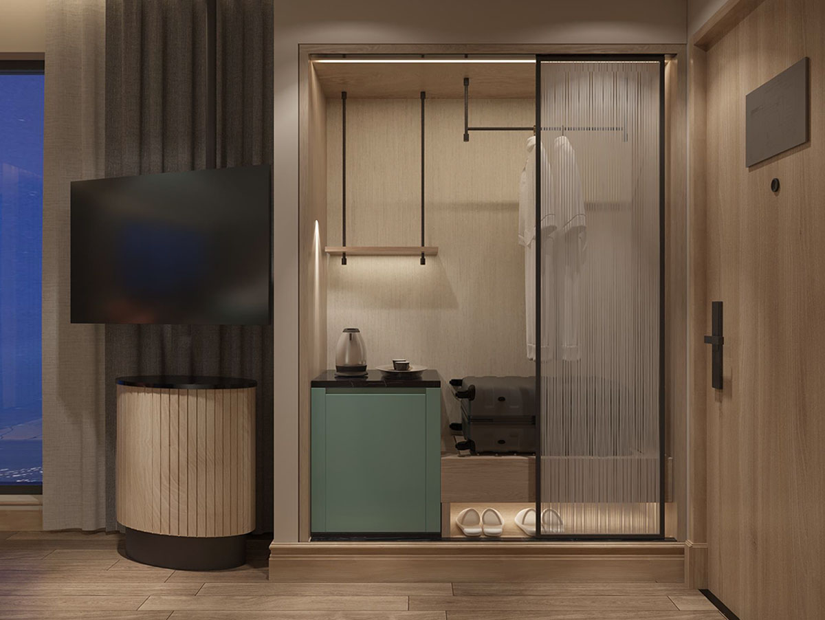 Phòng 1 giường đôi 36 M2