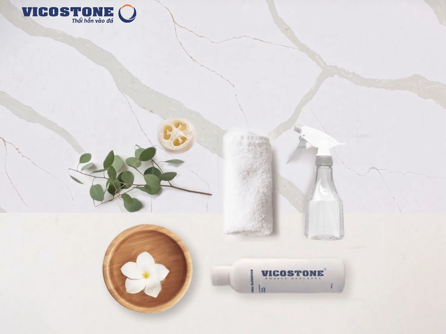 Hướng dẫn sử dụng dung dịch tẩy rửa Vicostone® cleanser