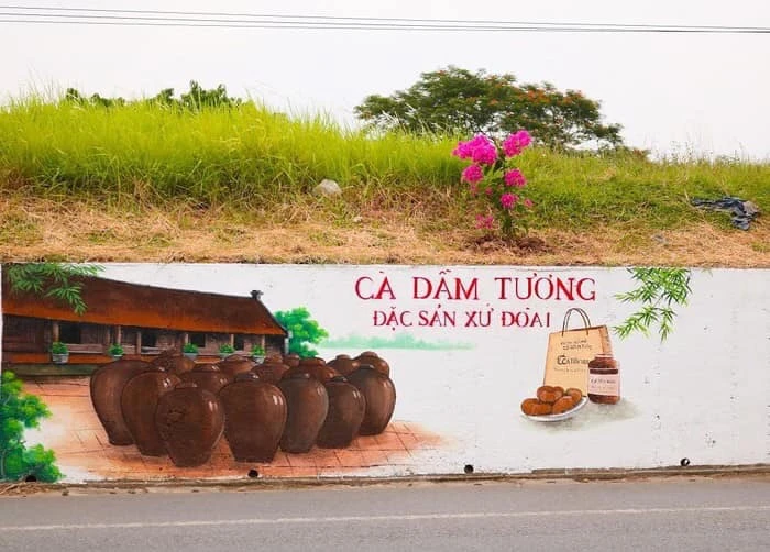 Con đường bích họa huyện Phúc Thọ dài nhất Việt Nam