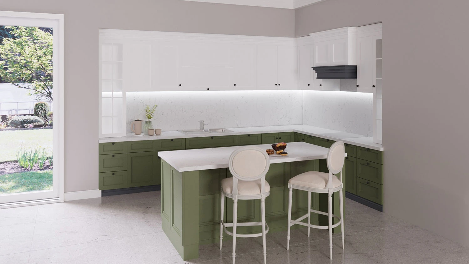BQ8440 Bianco Venato™