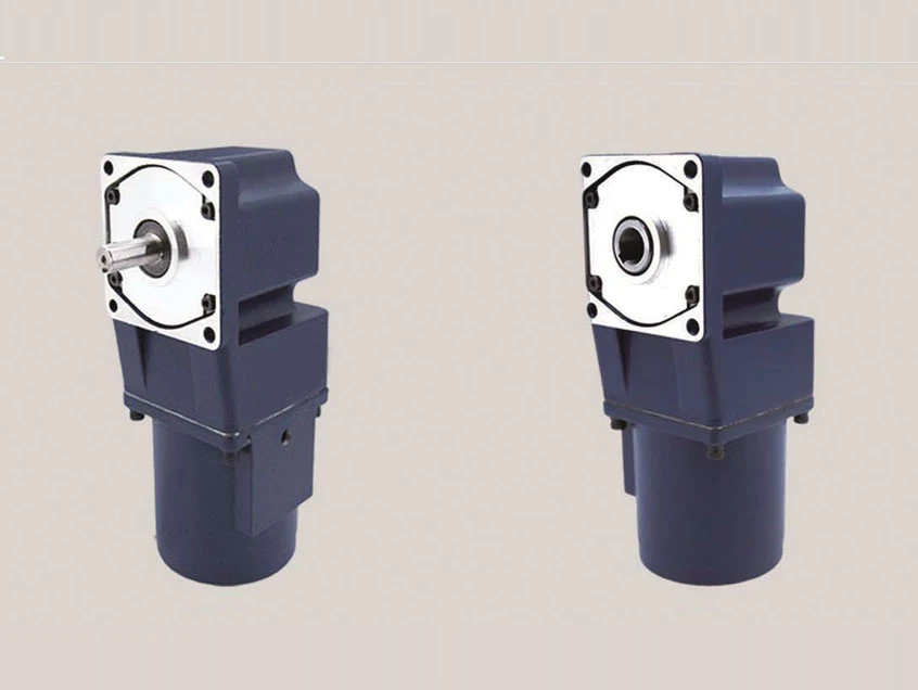 Hollow, solid rightangle gear motors 6GU RC, 370/400W